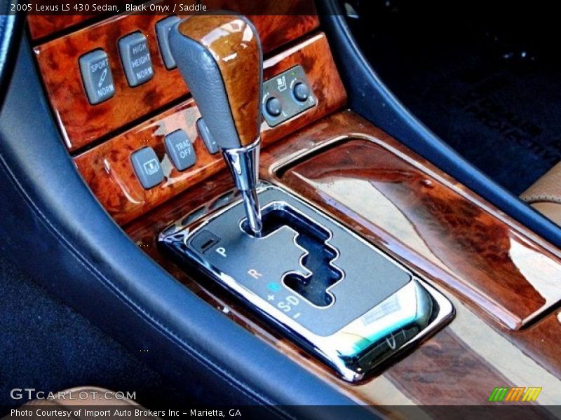 Black Onyx / Saddle 2005 Lexus LS 430 Sedan