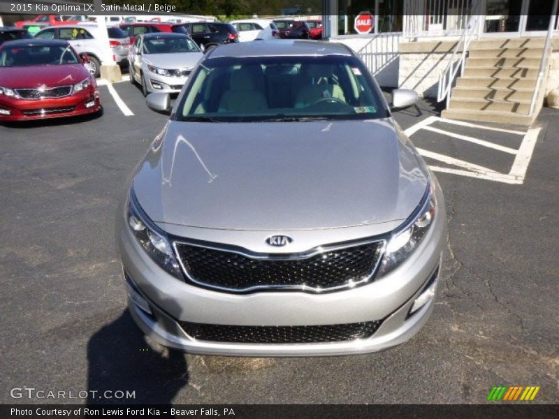 Satin Metal / Beige 2015 Kia Optima LX