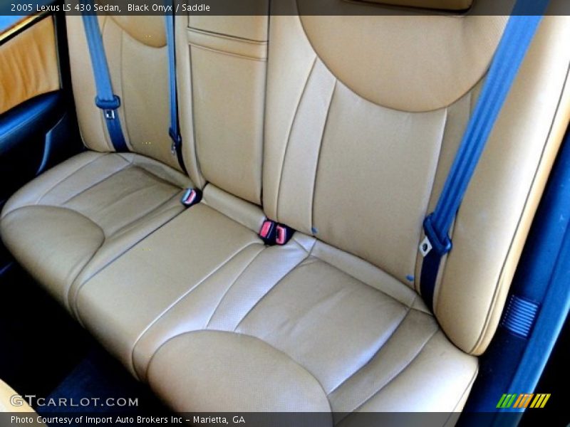 Black Onyx / Saddle 2005 Lexus LS 430 Sedan