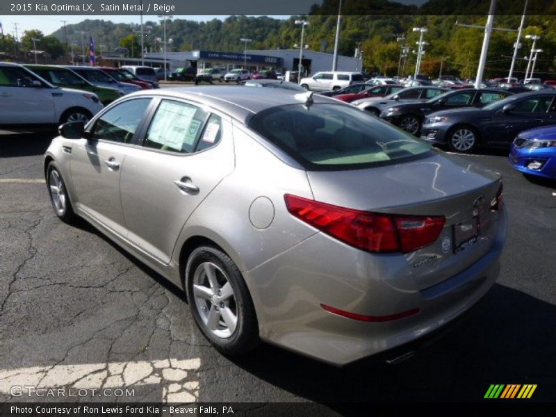 Satin Metal / Beige 2015 Kia Optima LX