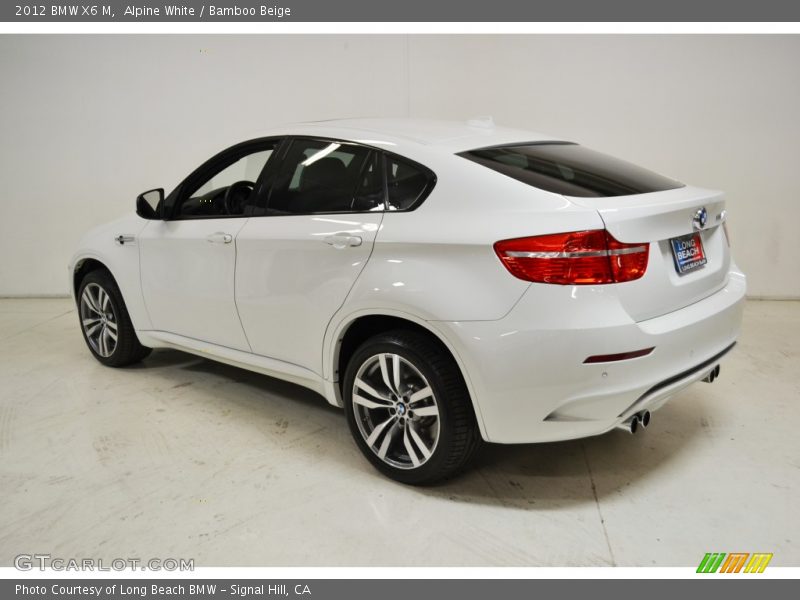 Alpine White / Bamboo Beige 2012 BMW X6 M