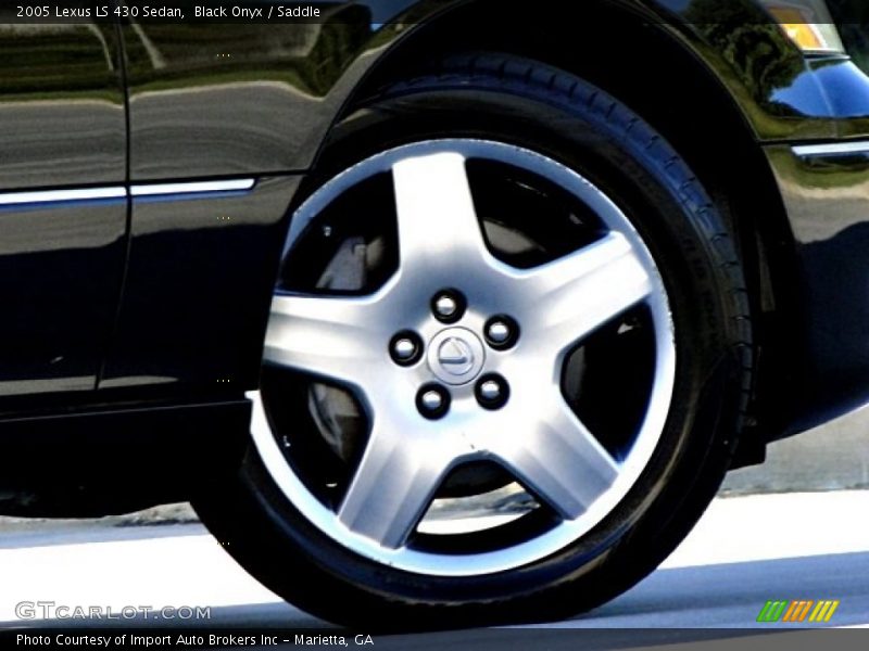 Black Onyx / Saddle 2005 Lexus LS 430 Sedan