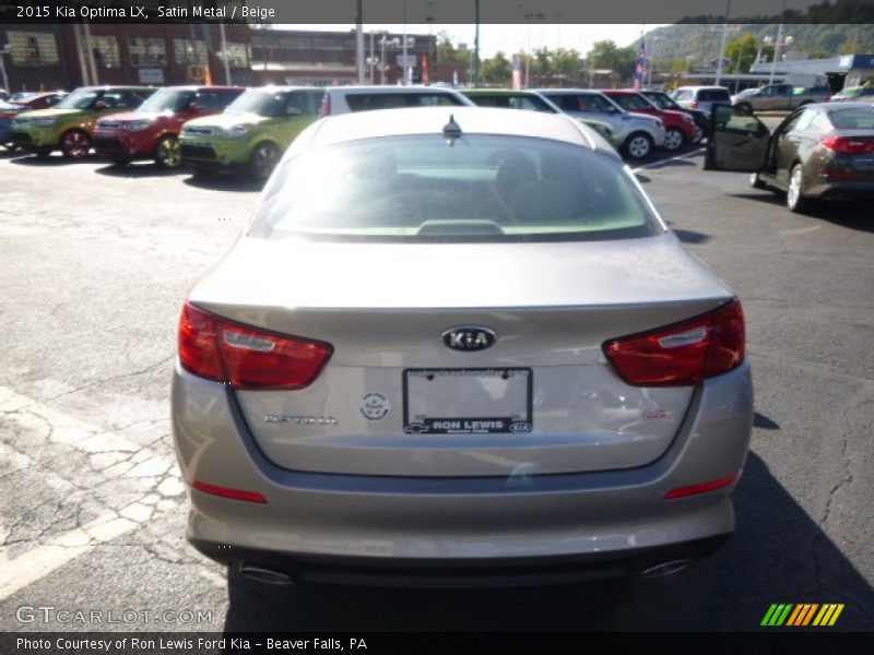 Satin Metal / Beige 2015 Kia Optima LX