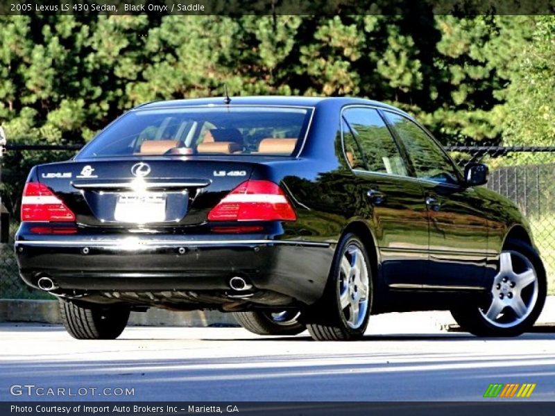 Black Onyx / Saddle 2005 Lexus LS 430 Sedan