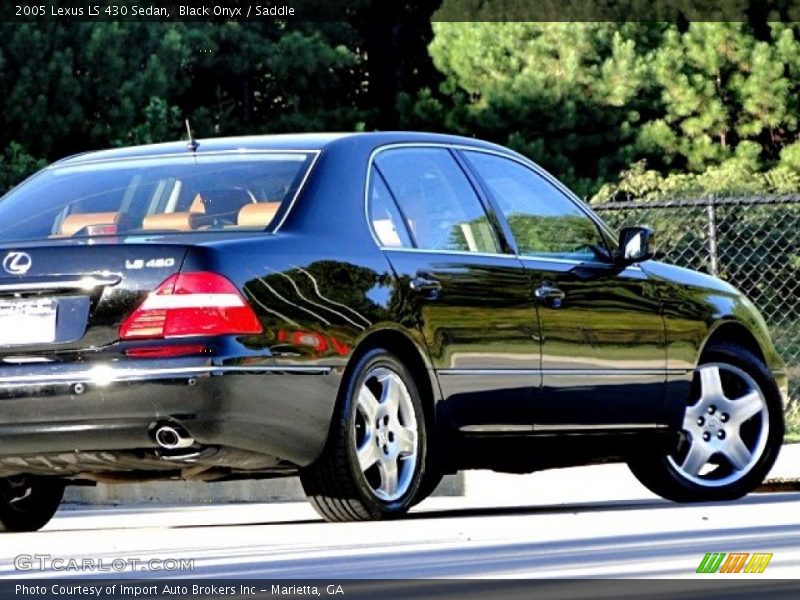 Black Onyx / Saddle 2005 Lexus LS 430 Sedan