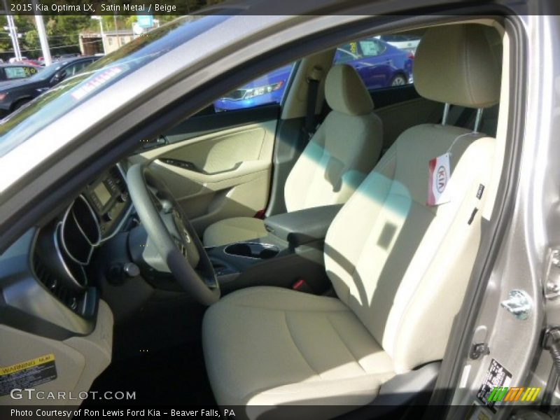 Satin Metal / Beige 2015 Kia Optima LX