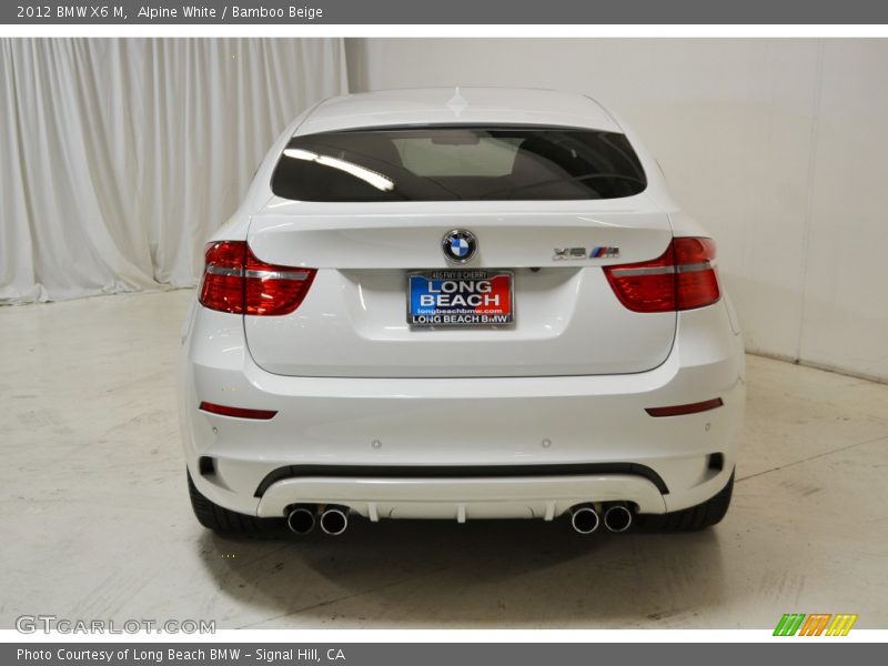 Alpine White / Bamboo Beige 2012 BMW X6 M