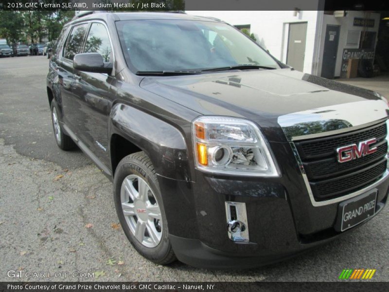 Iridium Metallic / Jet Black 2015 GMC Terrain SLE AWD