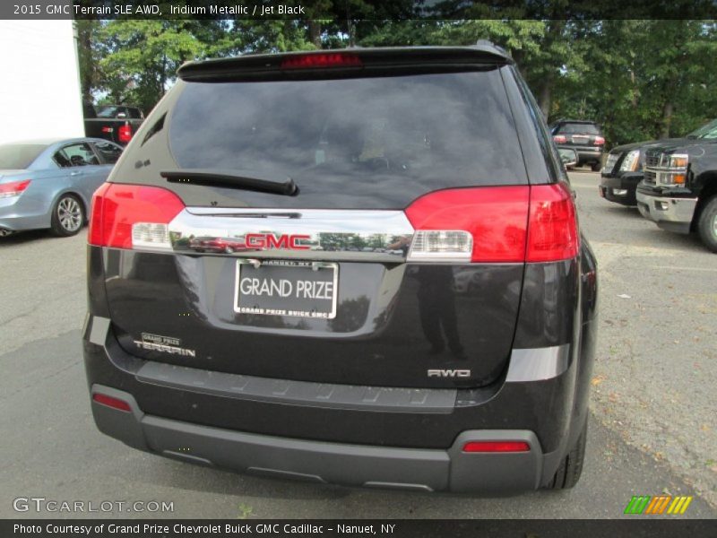 Iridium Metallic / Jet Black 2015 GMC Terrain SLE AWD