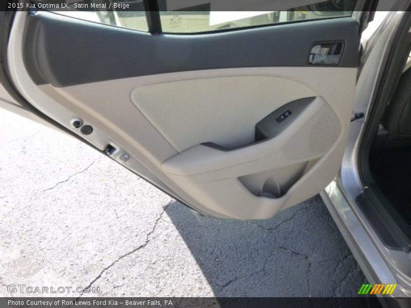 Satin Metal / Beige 2015 Kia Optima LX
