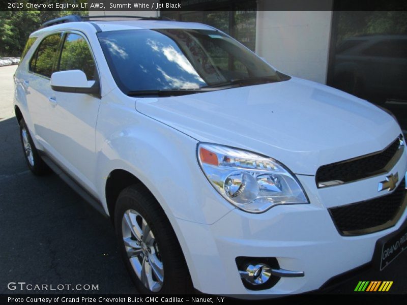 Summit White / Jet Black 2015 Chevrolet Equinox LT AWD