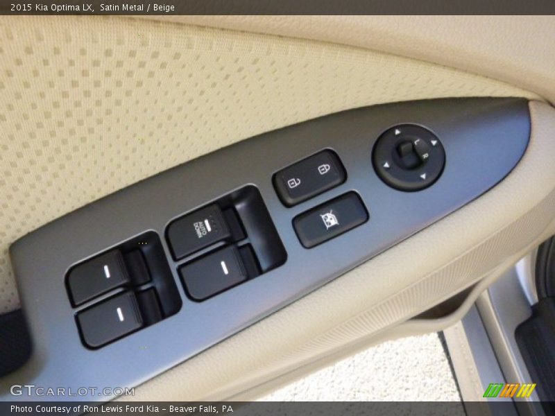Satin Metal / Beige 2015 Kia Optima LX
