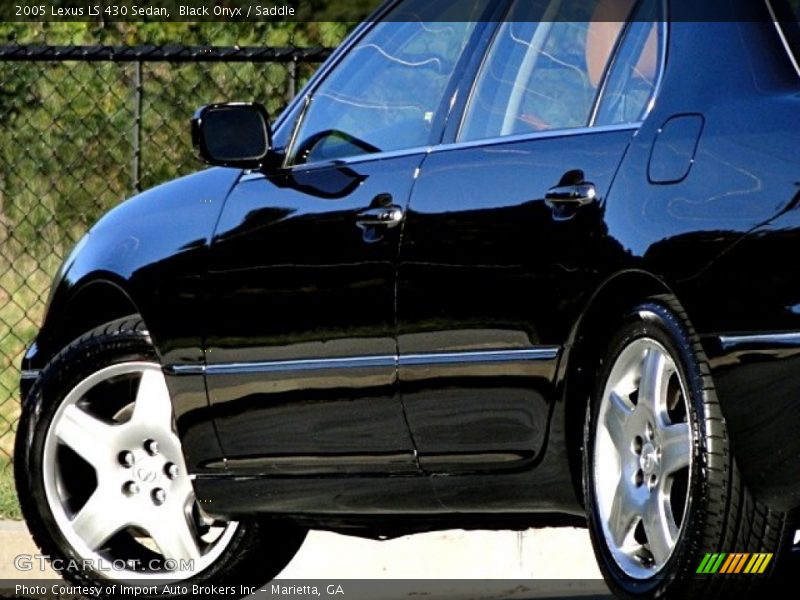 Black Onyx / Saddle 2005 Lexus LS 430 Sedan