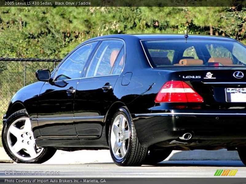 Black Onyx / Saddle 2005 Lexus LS 430 Sedan