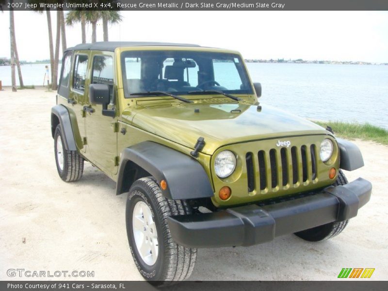 Front 3/4 View of 2007 Wrangler Unlimited X 4x4