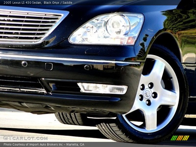 Black Onyx / Saddle 2005 Lexus LS 430 Sedan