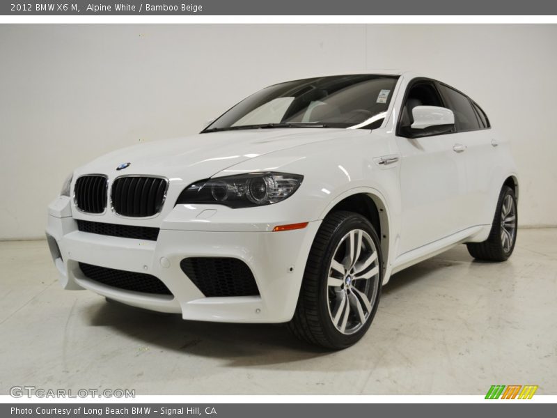 Alpine White / Bamboo Beige 2012 BMW X6 M