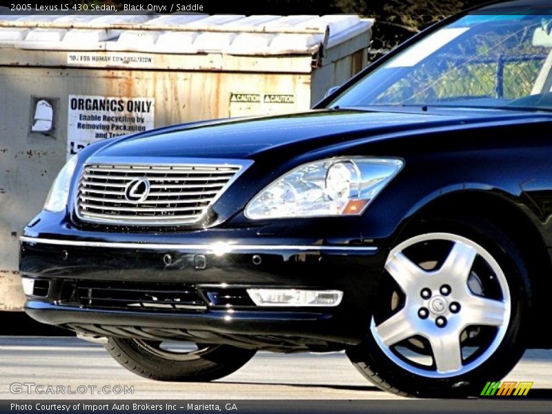 Black Onyx / Saddle 2005 Lexus LS 430 Sedan