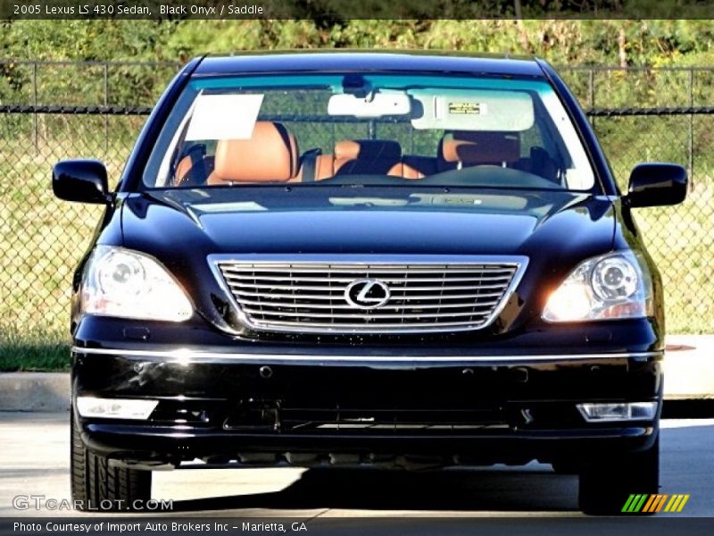 Black Onyx / Saddle 2005 Lexus LS 430 Sedan