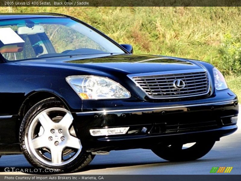 Black Onyx / Saddle 2005 Lexus LS 430 Sedan