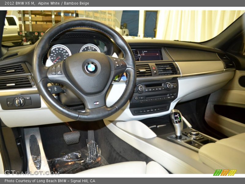 Alpine White / Bamboo Beige 2012 BMW X6 M