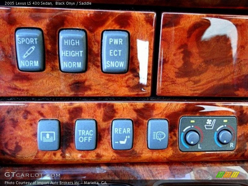 Black Onyx / Saddle 2005 Lexus LS 430 Sedan