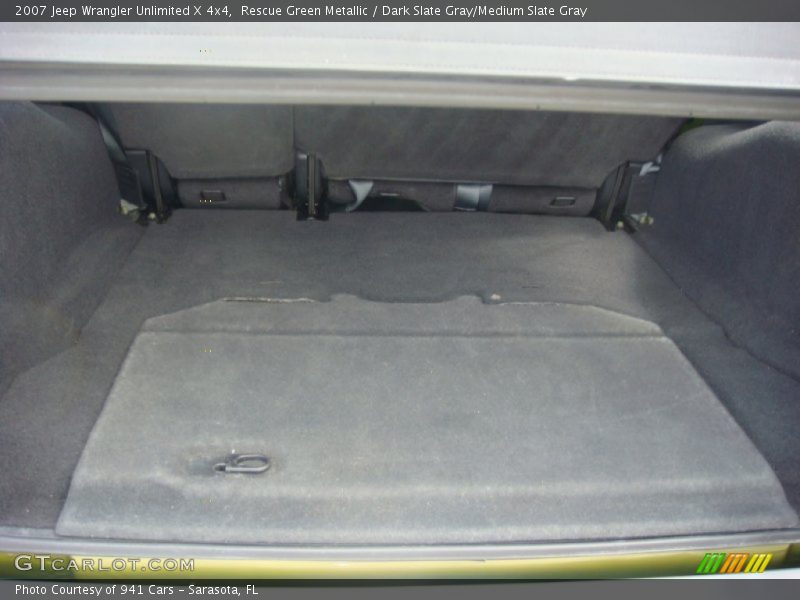 Rescue Green Metallic / Dark Slate Gray/Medium Slate Gray 2007 Jeep Wrangler Unlimited X 4x4