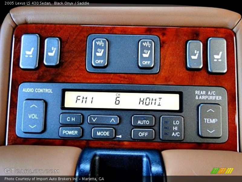 Black Onyx / Saddle 2005 Lexus LS 430 Sedan