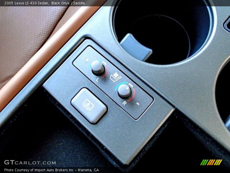 Black Onyx / Saddle 2005 Lexus LS 430 Sedan