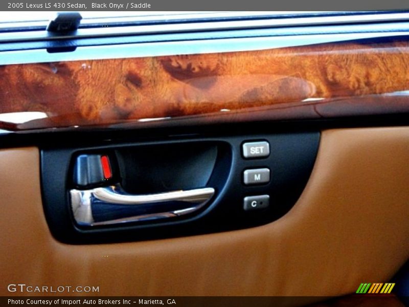 Black Onyx / Saddle 2005 Lexus LS 430 Sedan