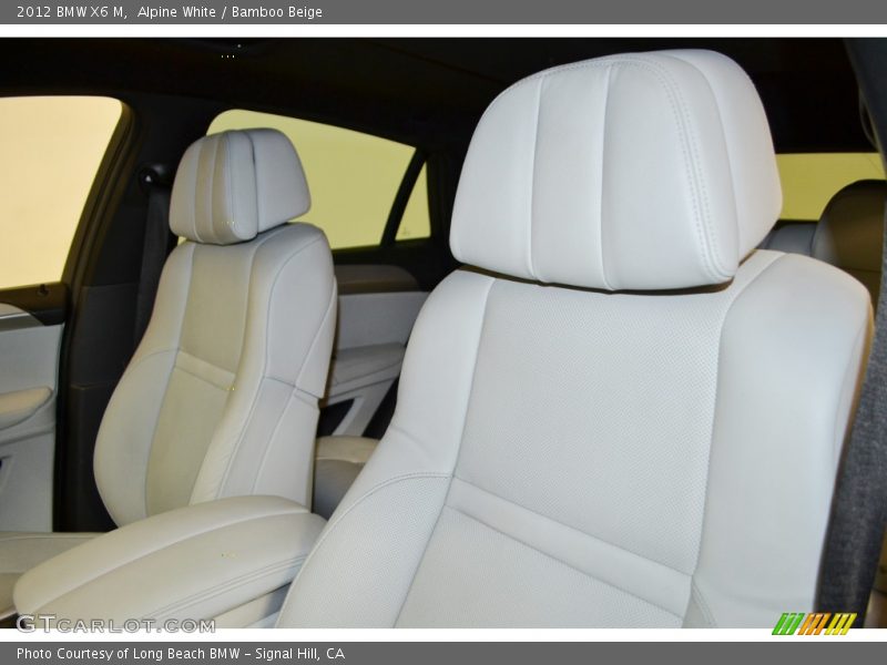 Alpine White / Bamboo Beige 2012 BMW X6 M