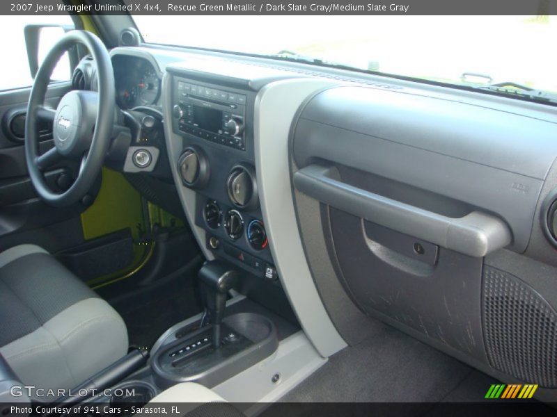 Rescue Green Metallic / Dark Slate Gray/Medium Slate Gray 2007 Jeep Wrangler Unlimited X 4x4