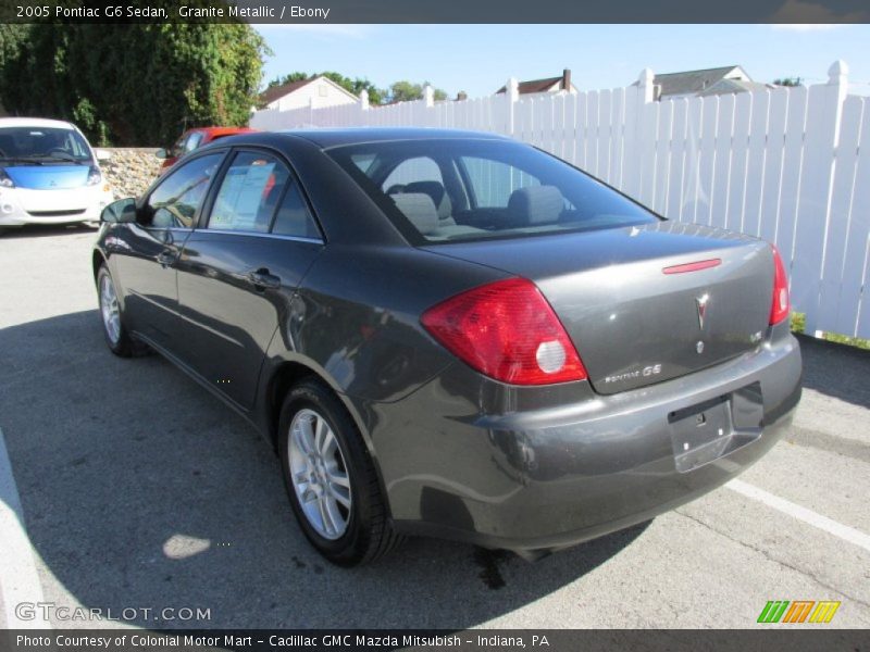 Granite Metallic / Ebony 2005 Pontiac G6 Sedan