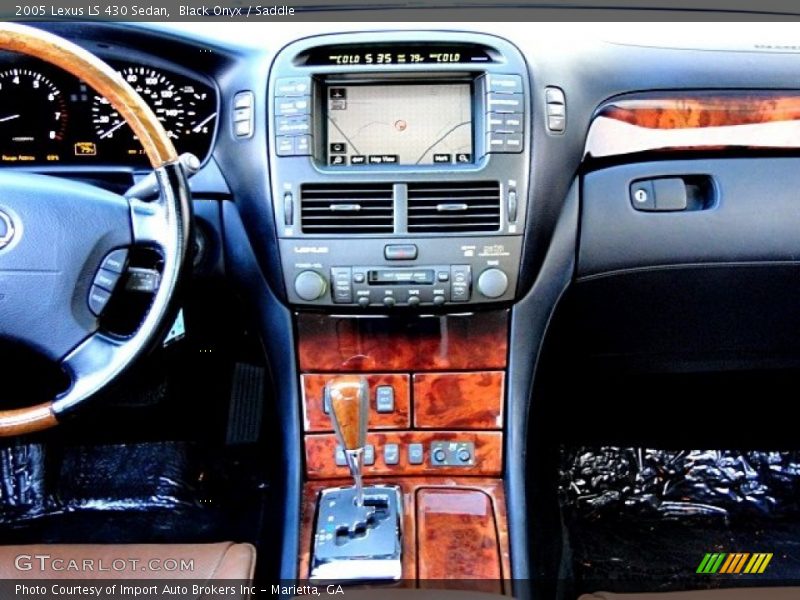 Black Onyx / Saddle 2005 Lexus LS 430 Sedan