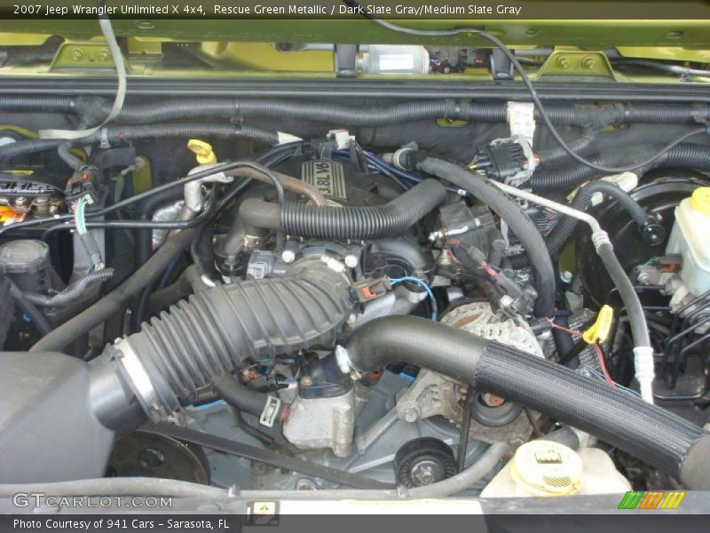 Rescue Green Metallic / Dark Slate Gray/Medium Slate Gray 2007 Jeep Wrangler Unlimited X 4x4