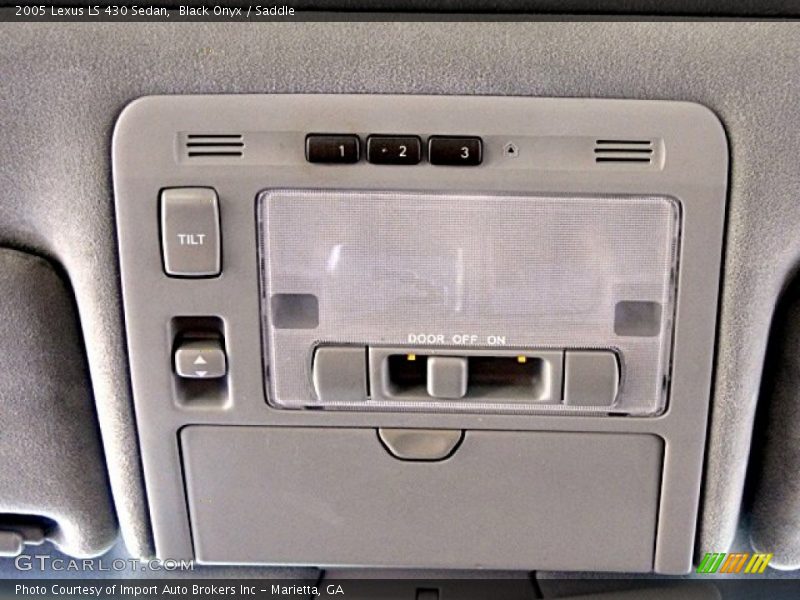 Black Onyx / Saddle 2005 Lexus LS 430 Sedan