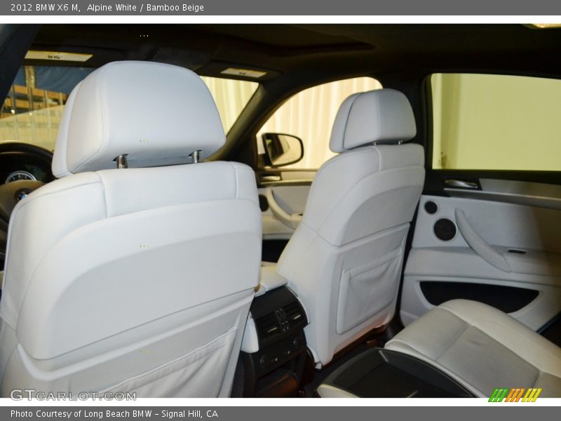 Alpine White / Bamboo Beige 2012 BMW X6 M