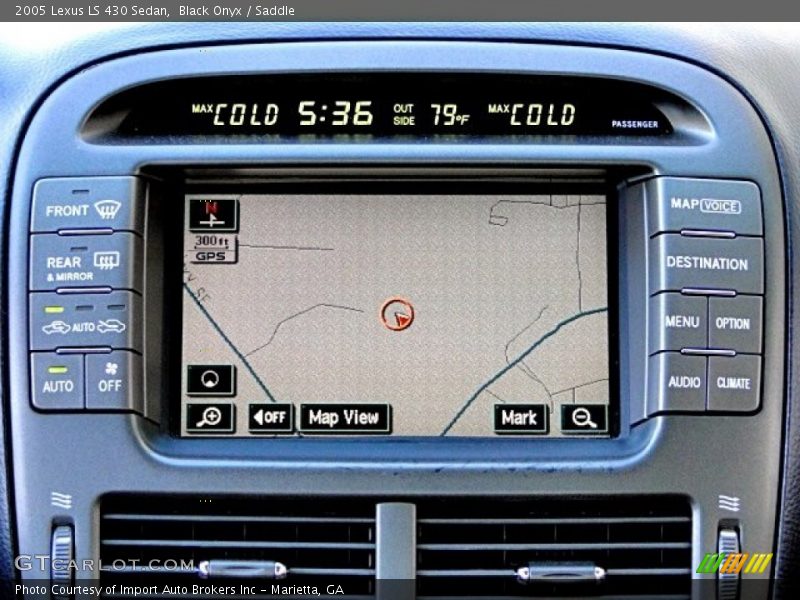 Black Onyx / Saddle 2005 Lexus LS 430 Sedan