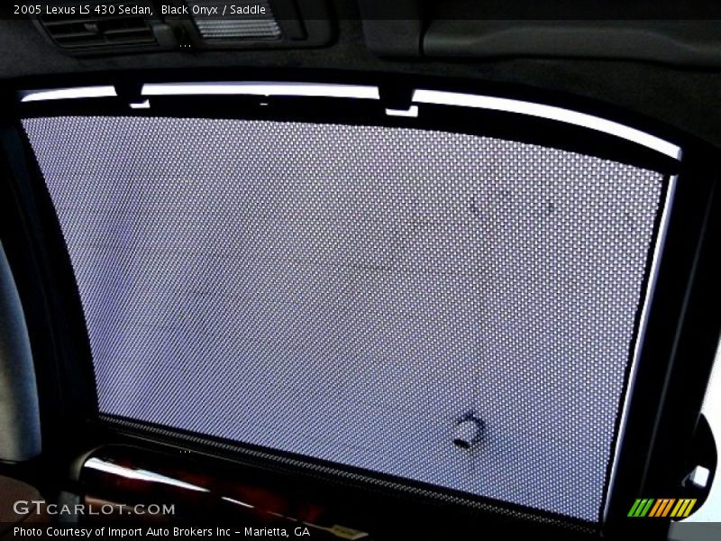 Black Onyx / Saddle 2005 Lexus LS 430 Sedan