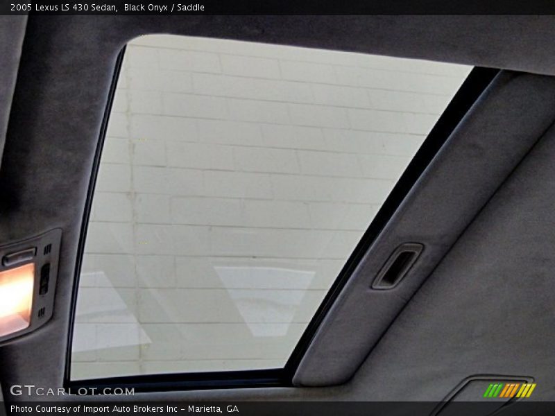 Black Onyx / Saddle 2005 Lexus LS 430 Sedan
