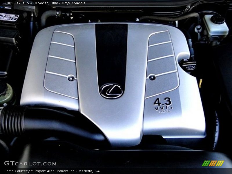Black Onyx / Saddle 2005 Lexus LS 430 Sedan