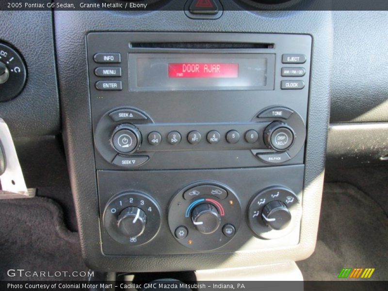 Granite Metallic / Ebony 2005 Pontiac G6 Sedan