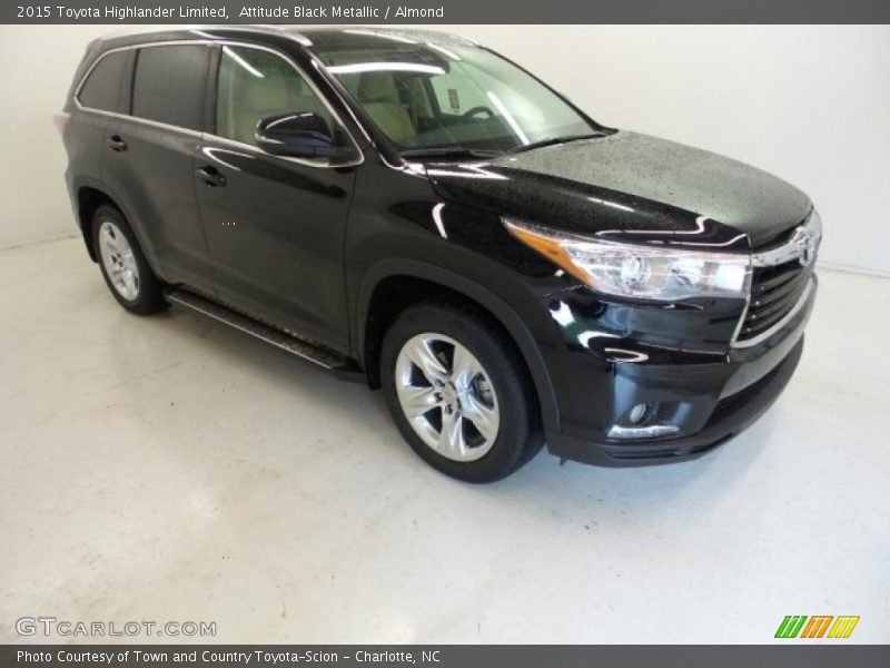 Attitude Black Metallic / Almond 2015 Toyota Highlander Limited