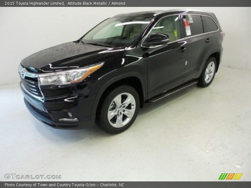 Attitude Black Metallic / Almond 2015 Toyota Highlander Limited