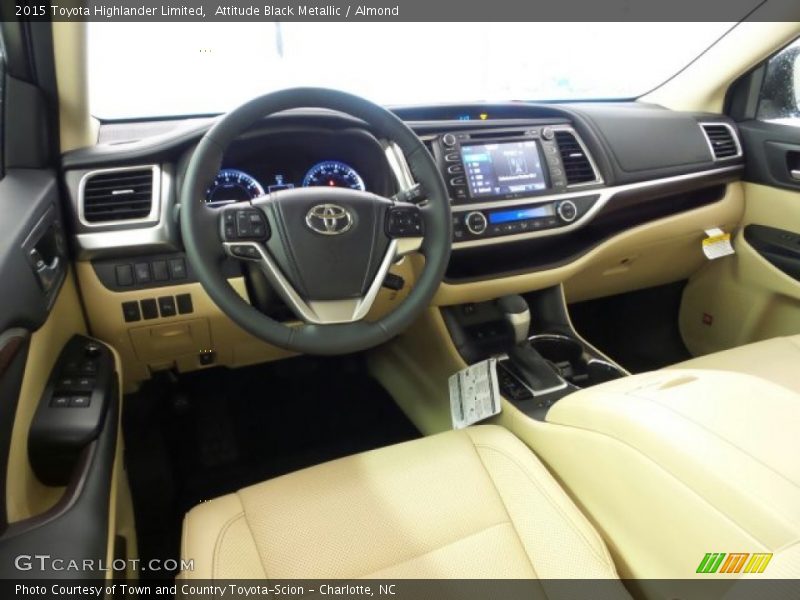  2015 Highlander Limited Almond Interior