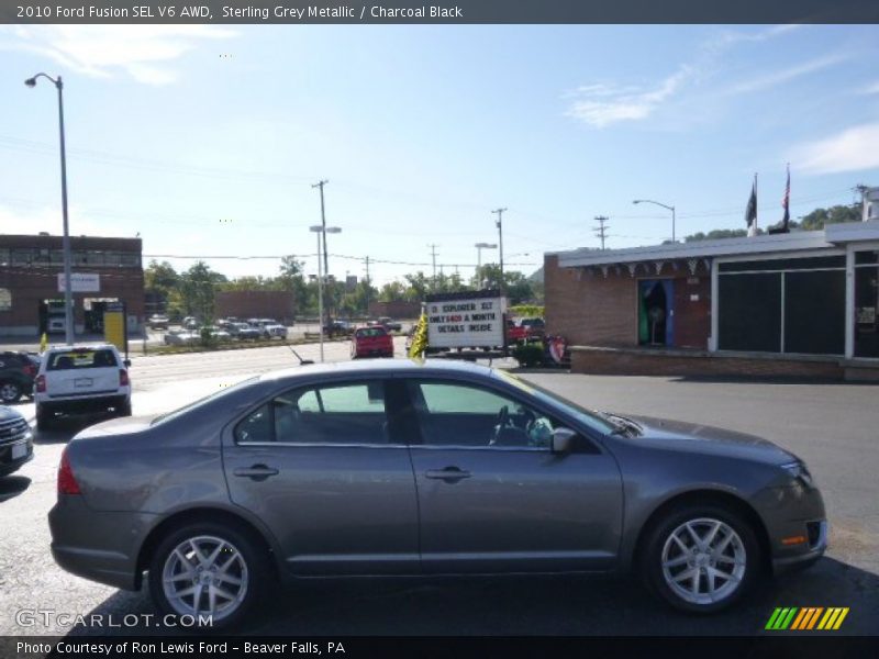 Sterling Grey Metallic / Charcoal Black 2010 Ford Fusion SEL V6 AWD