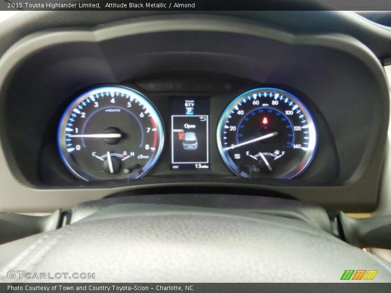 Attitude Black Metallic / Almond 2015 Toyota Highlander Limited