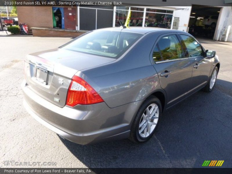 Sterling Grey Metallic / Charcoal Black 2010 Ford Fusion SEL V6 AWD