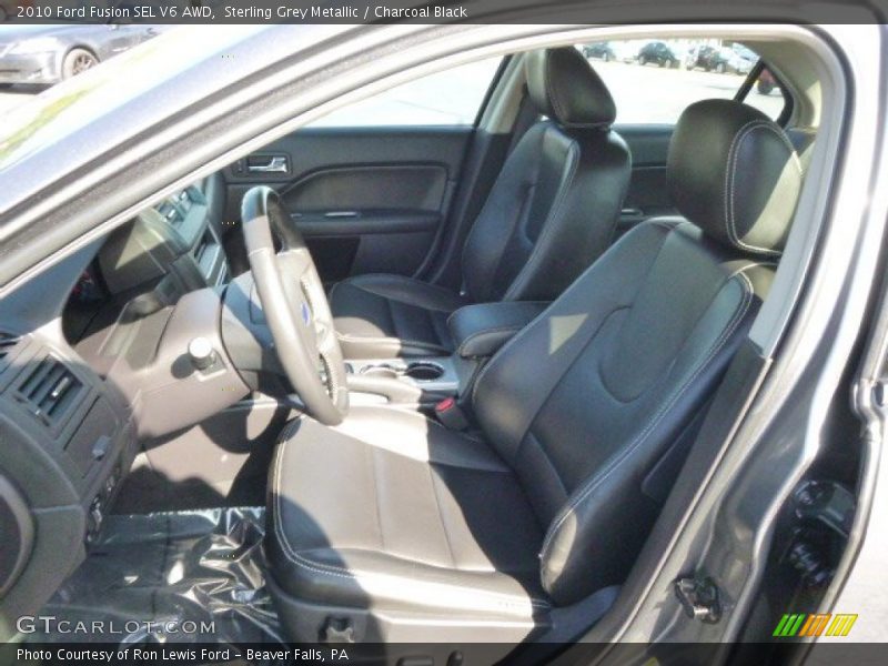 Sterling Grey Metallic / Charcoal Black 2010 Ford Fusion SEL V6 AWD