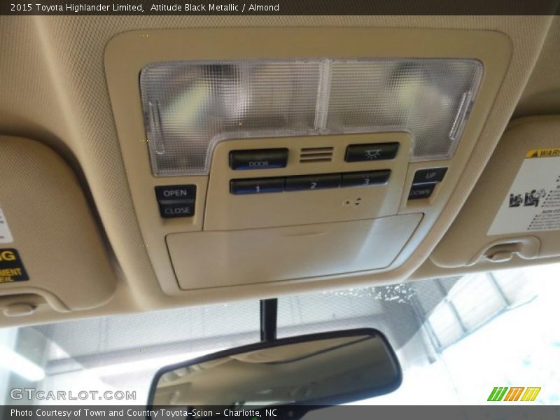 Attitude Black Metallic / Almond 2015 Toyota Highlander Limited